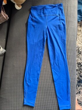 Bright Blue High-Waist Athletic Leggings - lululemon
